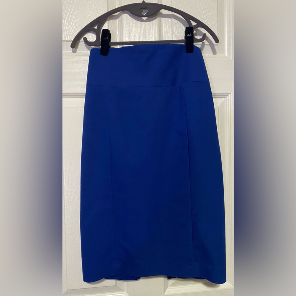 Express Royal Blue Pencil Skirt